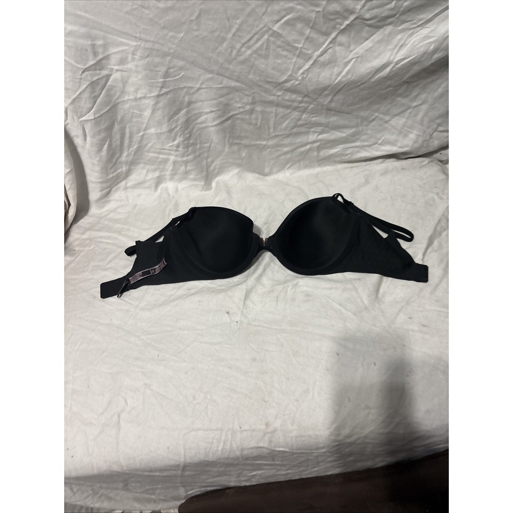 Victoria's Secret Bra 32DDD Lined‎ Demi Under-wire  Black Womens - Picture 3 of 5